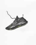 Grey mesh running shoe