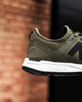 Black and white New Balance low-top sneaker